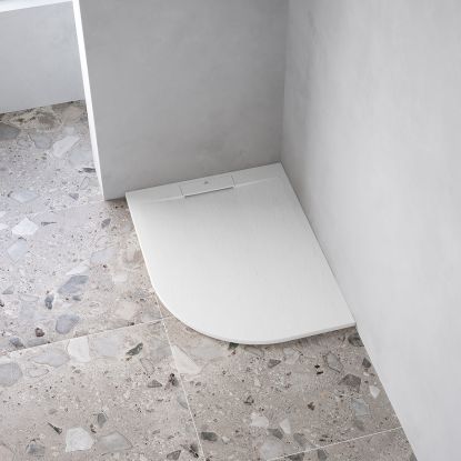 Altea Hexalyte Slate Shower Tray - Offset Quad