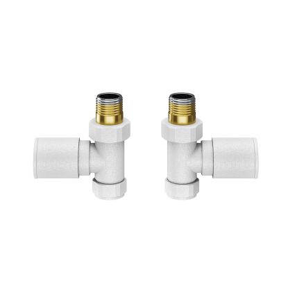 Round Radiator Valves - Straight 