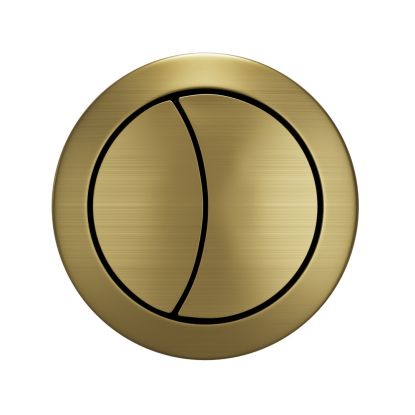 Dual Flush Cistern Button Brushed Brass