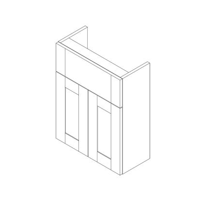 Gresham Slimline 2 Door Basin Unit