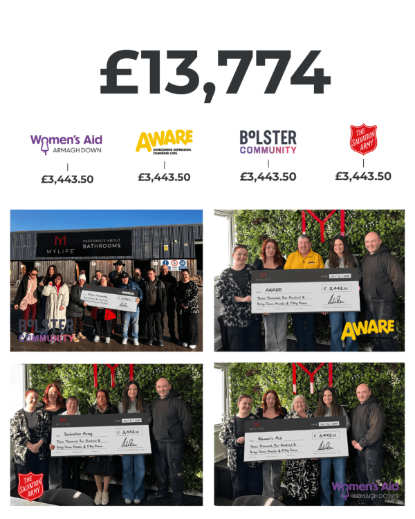 £13,774 Raised for MyLife Charity Partners