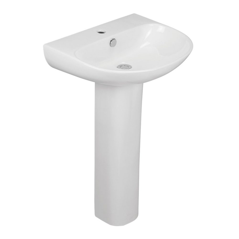RT 500mm Basin & Pedestal MyLife Bathrooms