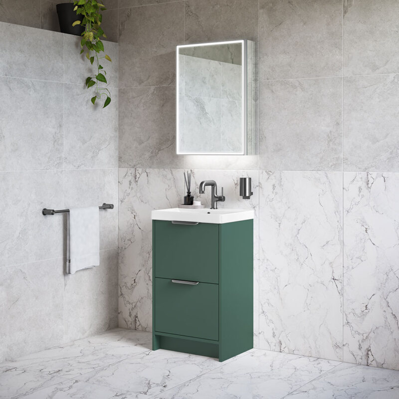 Maya LED Mirror Cabinet - Image 4