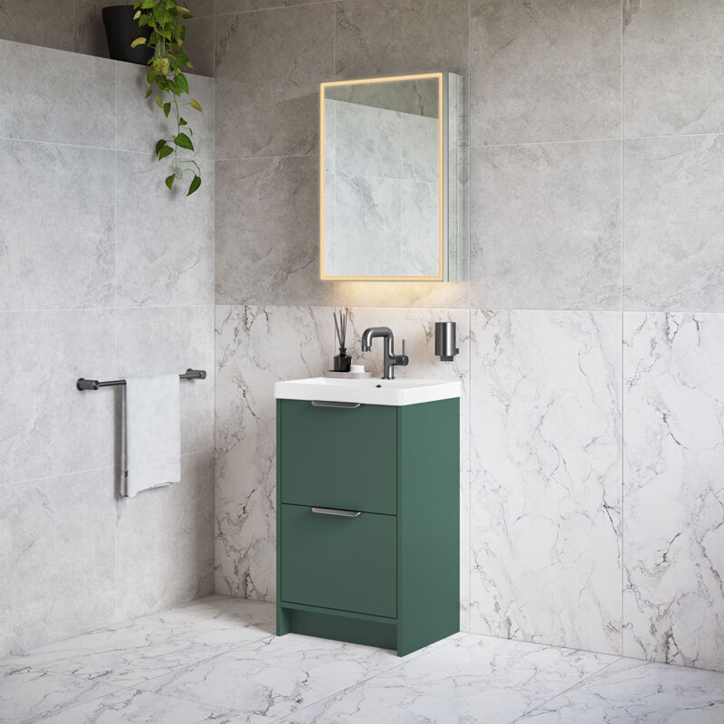 Maya LED Mirror Cabinet - Image 6