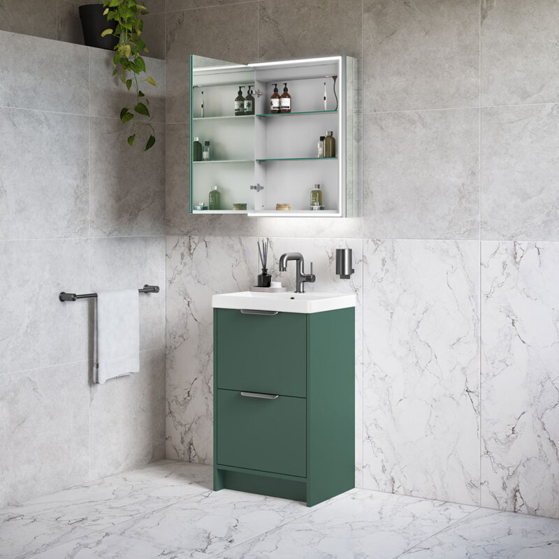 Maya LED Mirror Cabinet - Image 5
