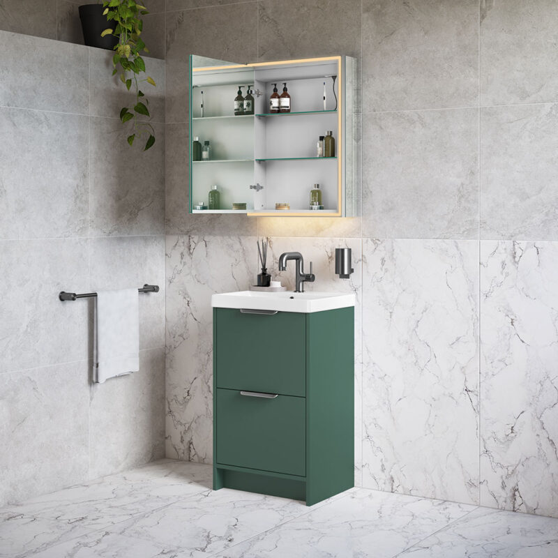 Maya LED Mirror Cabinet - Image 7