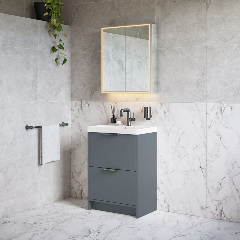Maya LED Mirror Cabinet - Image 12