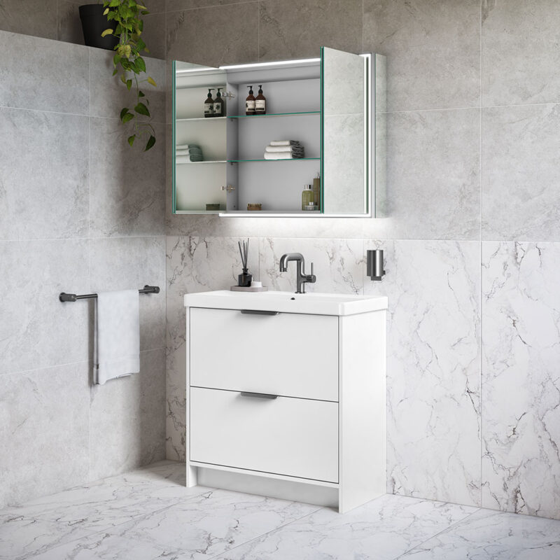 Maya LED Mirror Cabinet - Image 19