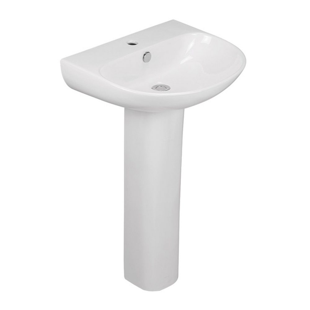 RT 550mm Basin & Pedestal MyLife Bathrooms