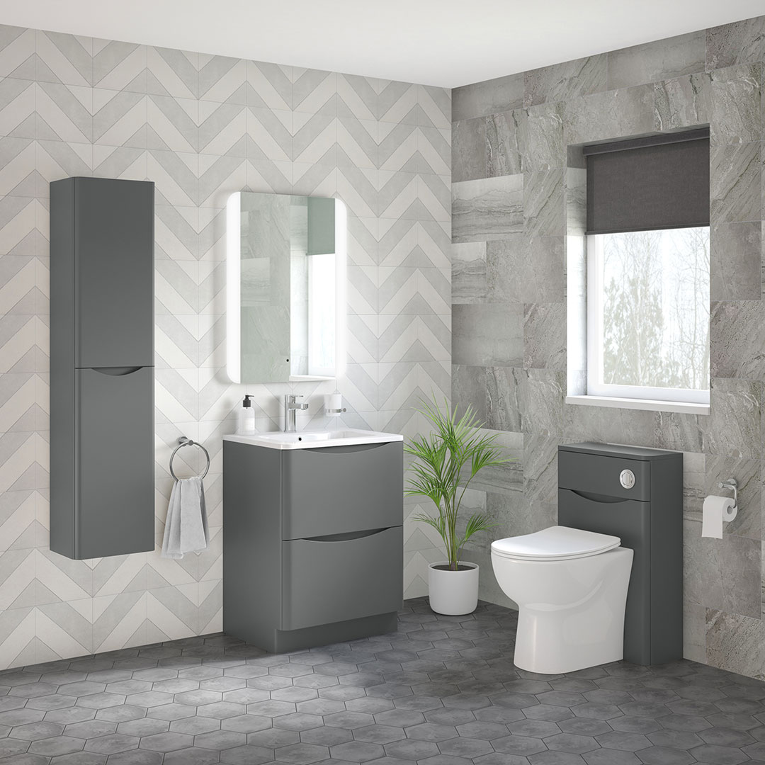 sofia-600mm-2-drawer-floor-unit_ls_grey-matt_01 | MyLife Bathrooms