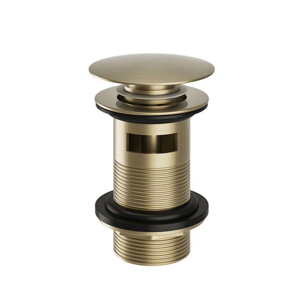 Brushed Brass Basin Overflow Ring MyLife Bathrooms