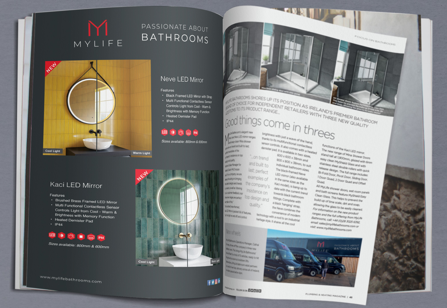 Plumbing & Heating Mag: Good Things Come in Threes