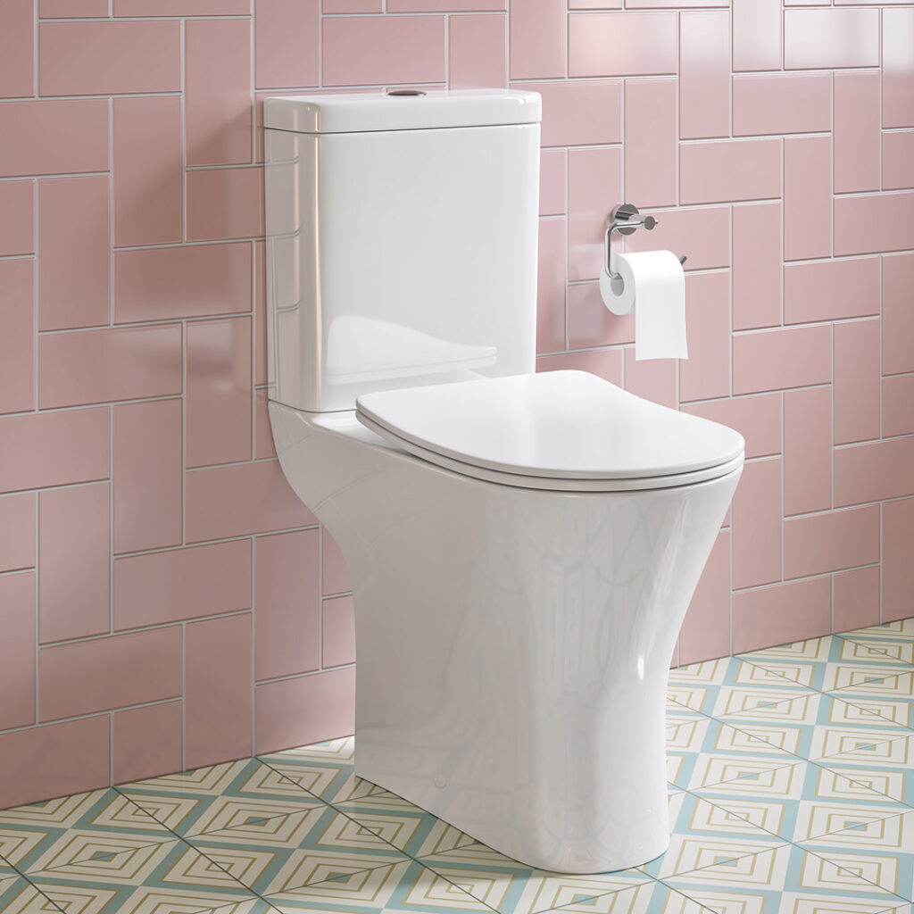 Preston Open Back Toilet Pan, Cistern & Slim Soft Close Seat MyLife