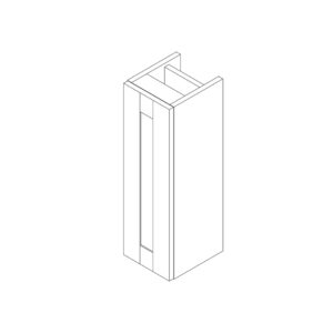 Gresham Slimline 200mm 1 Door Storage Unit Kit