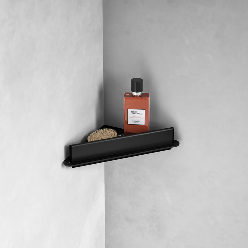 Corner Shower Shelf & Wiper - Image 11