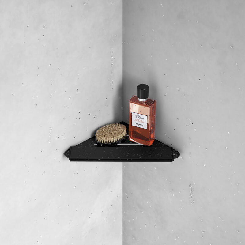 Corner Shower Shelf & Wiper - Image 12