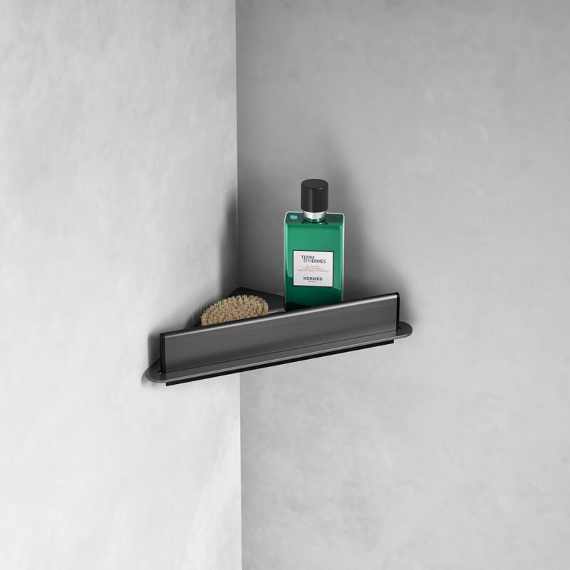 Corner Shower Shelf & Wiper - Image 7