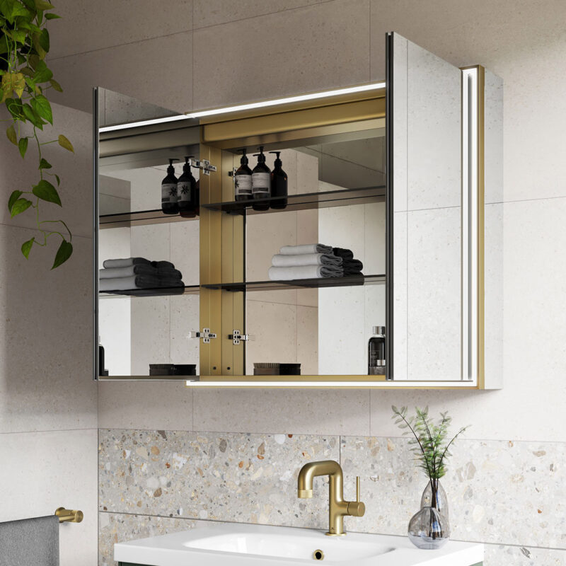 Corey LED Mirror Cabinet - Image 16