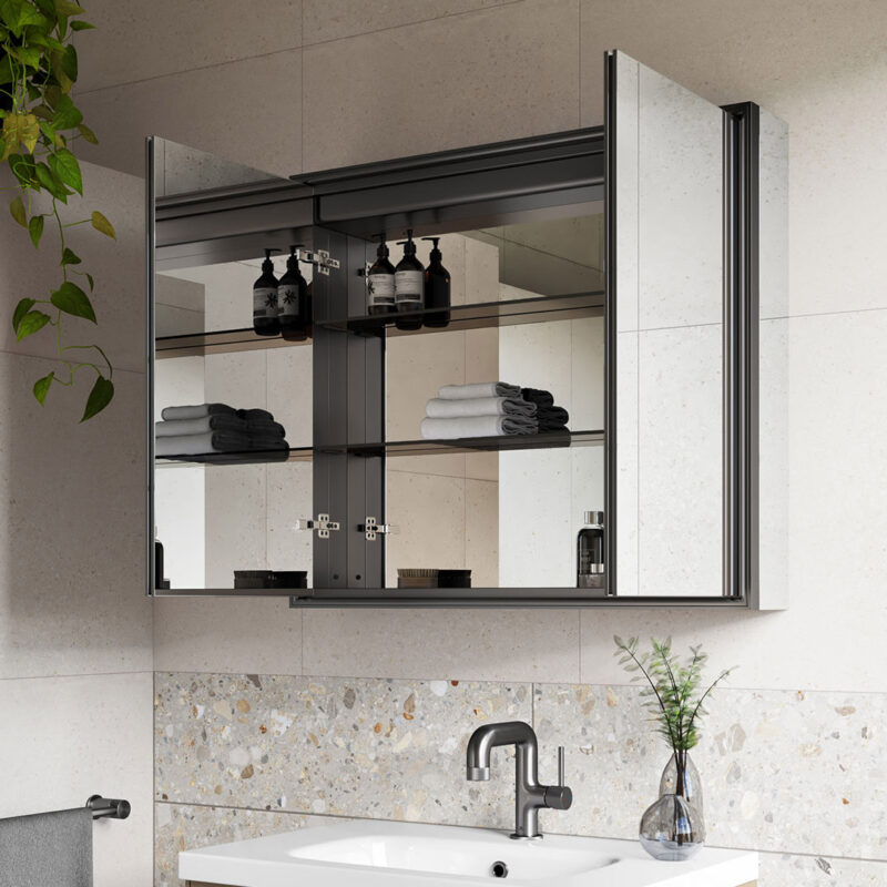 Corey LED Mirror Cabinet - Image 19