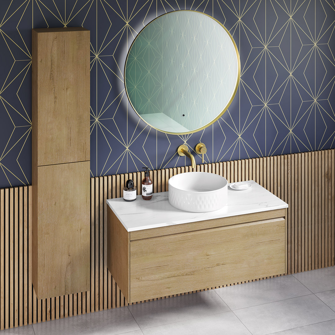 Hampton 1000mm 1 Drawer Wall Unit - Image 13