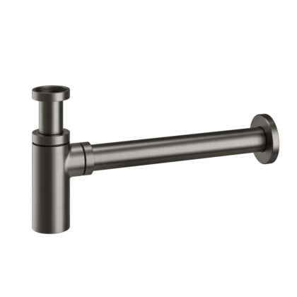 Minimal Round Bottle Trap Gun Metal