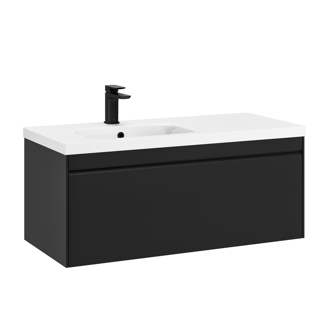 Hampton 1000mm 1 Drawer Wall Unit - Image 2