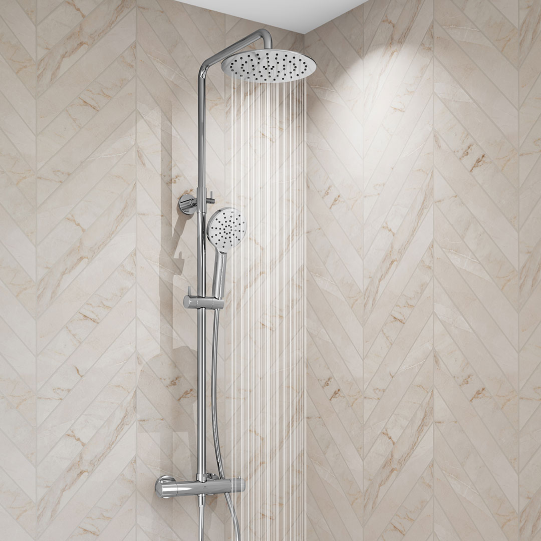 Ryver Exposed Thermostatic Shower - Image 2