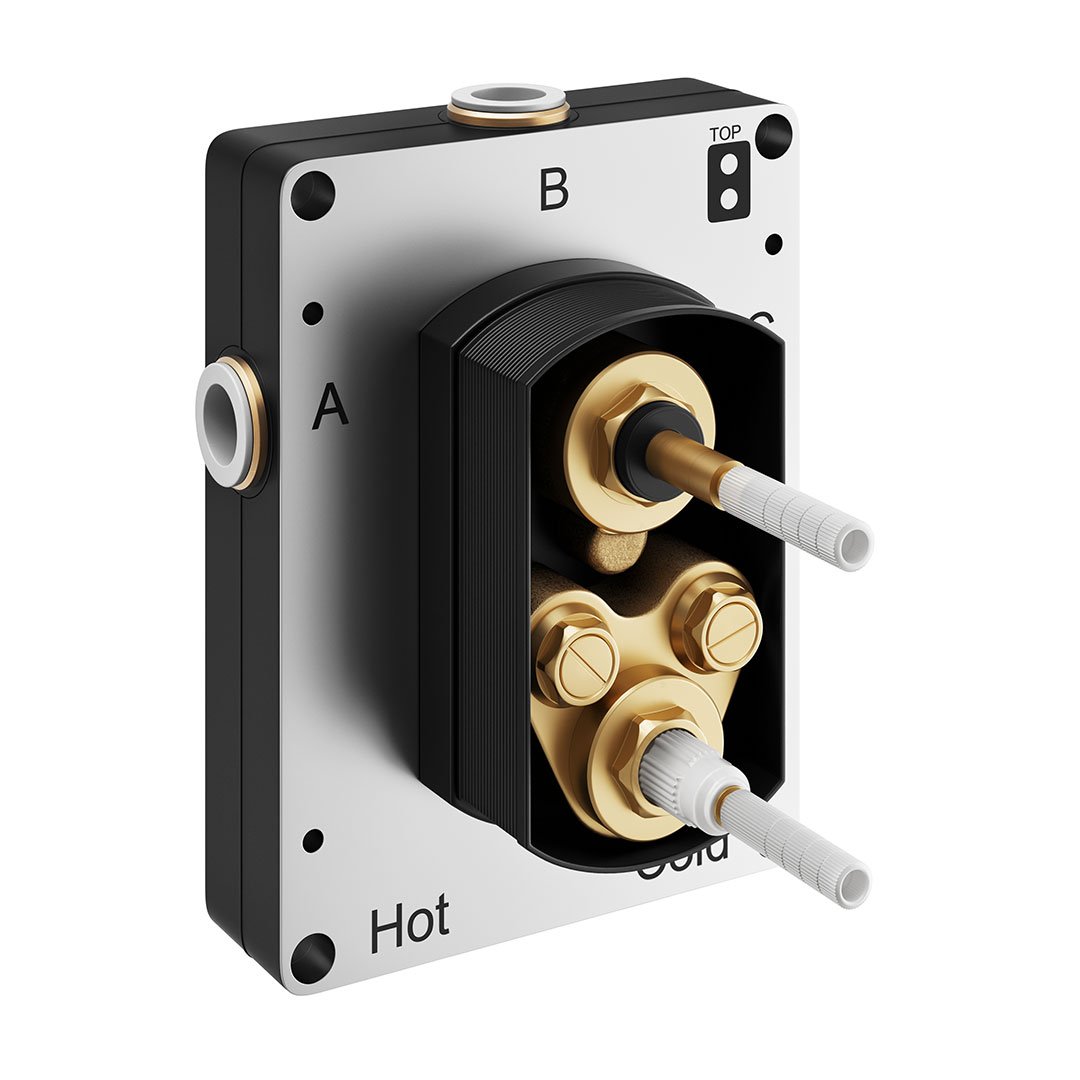 Thermostatic Mixer Valve & Diverter - 1 Outlet - Image 2