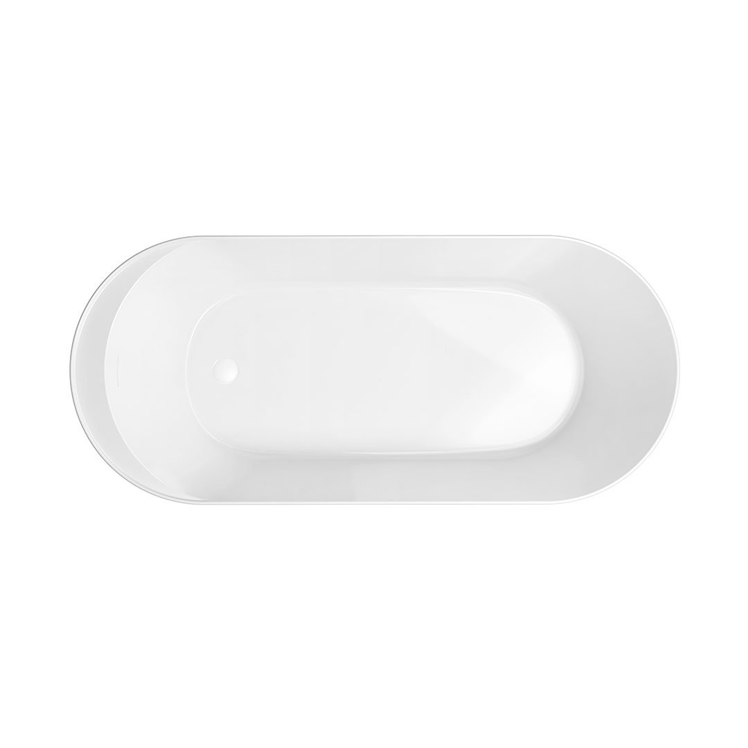 Maine 1700 Thin Edge Freestanding Acrylic Bath - Image 3