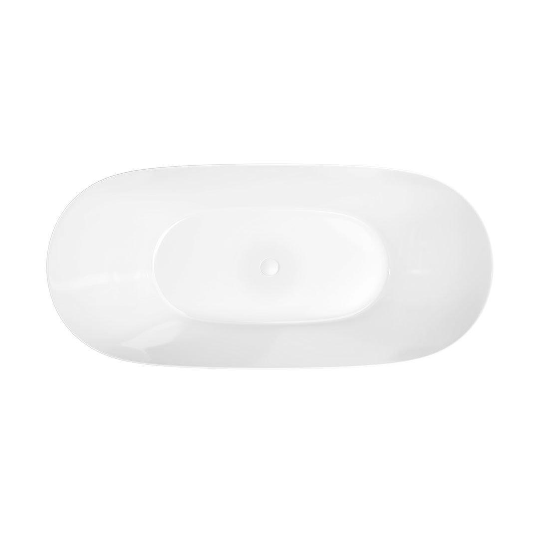 Roe 1700 Thin Edge Freestanding Acrylic Bath - Image 3