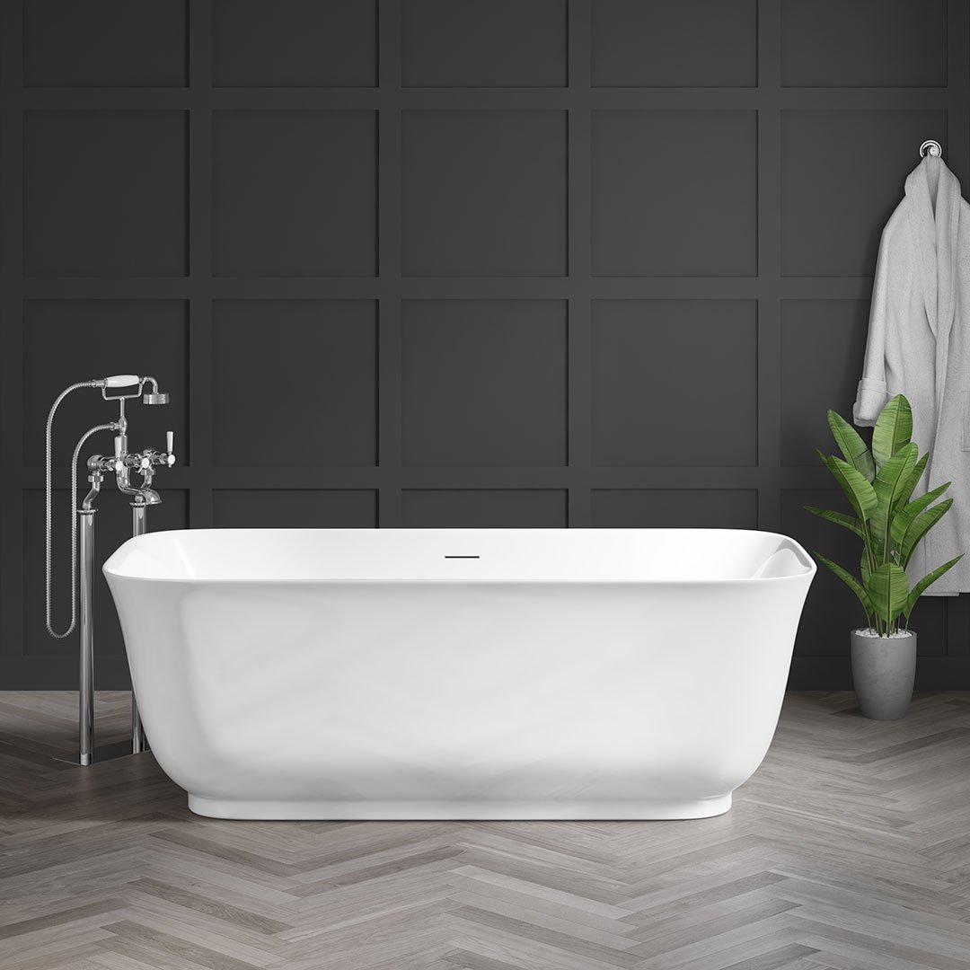 Farnham 1700 Thin Edge Freestanding Acrylic Bath