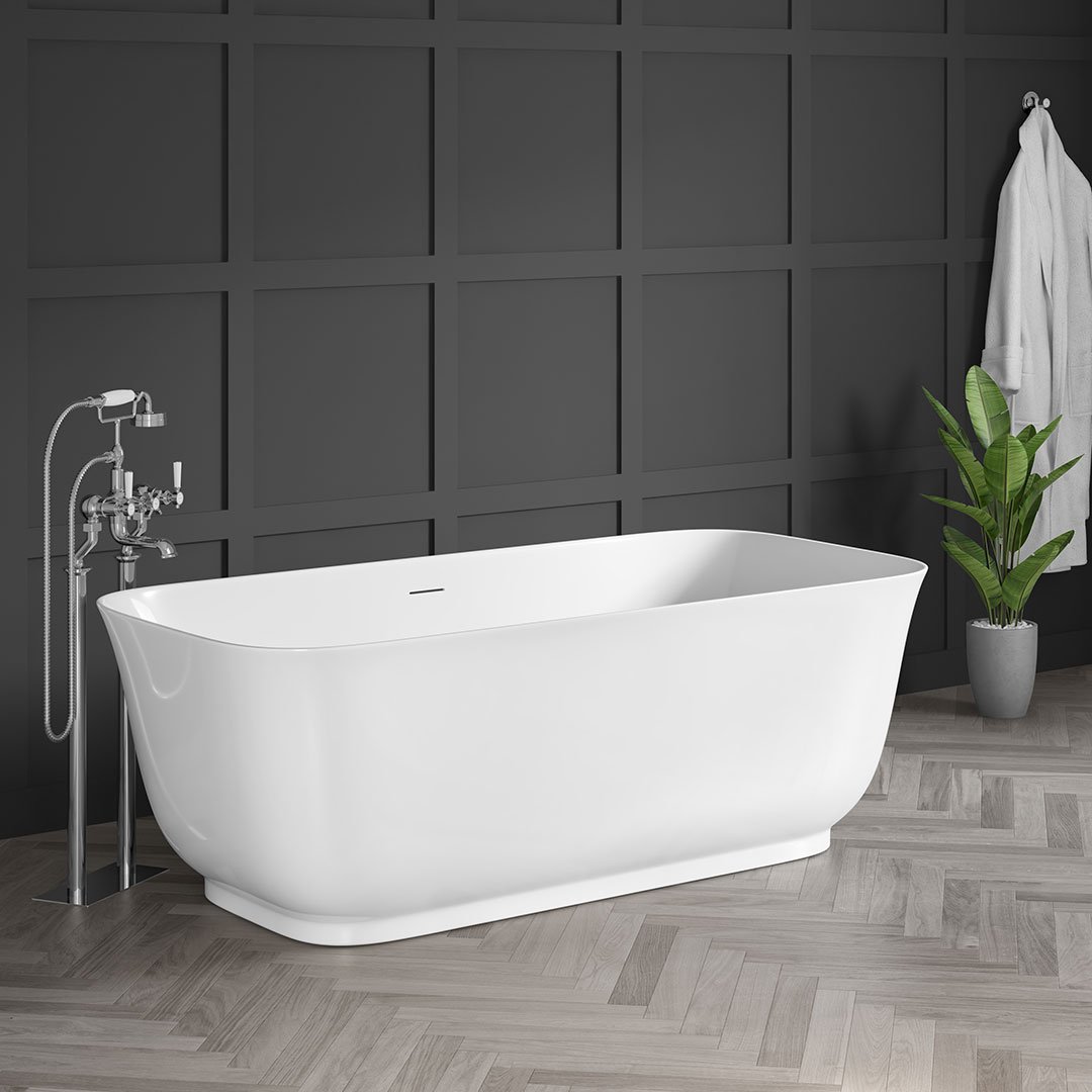 Farnham 1700 Thin Edge Freestanding Acrylic Bath - Image 2
