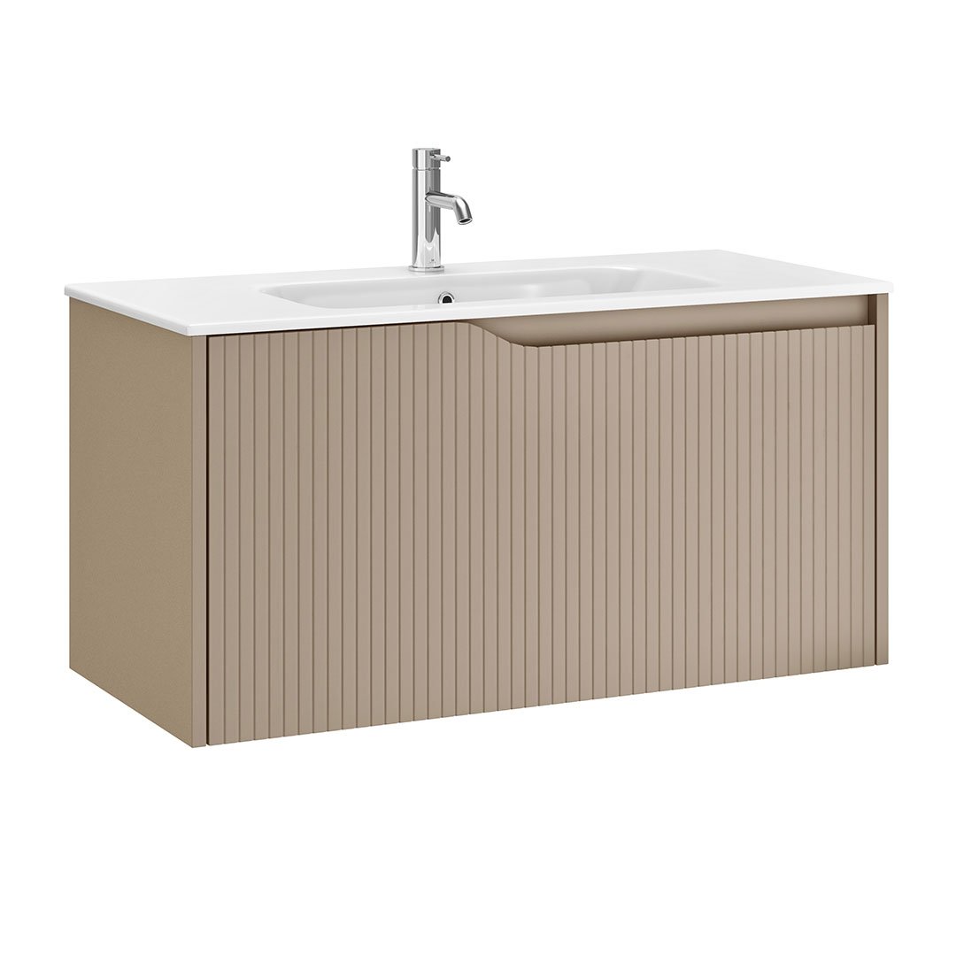 Serra 1000mm Fluted Wall Unit - Image 2