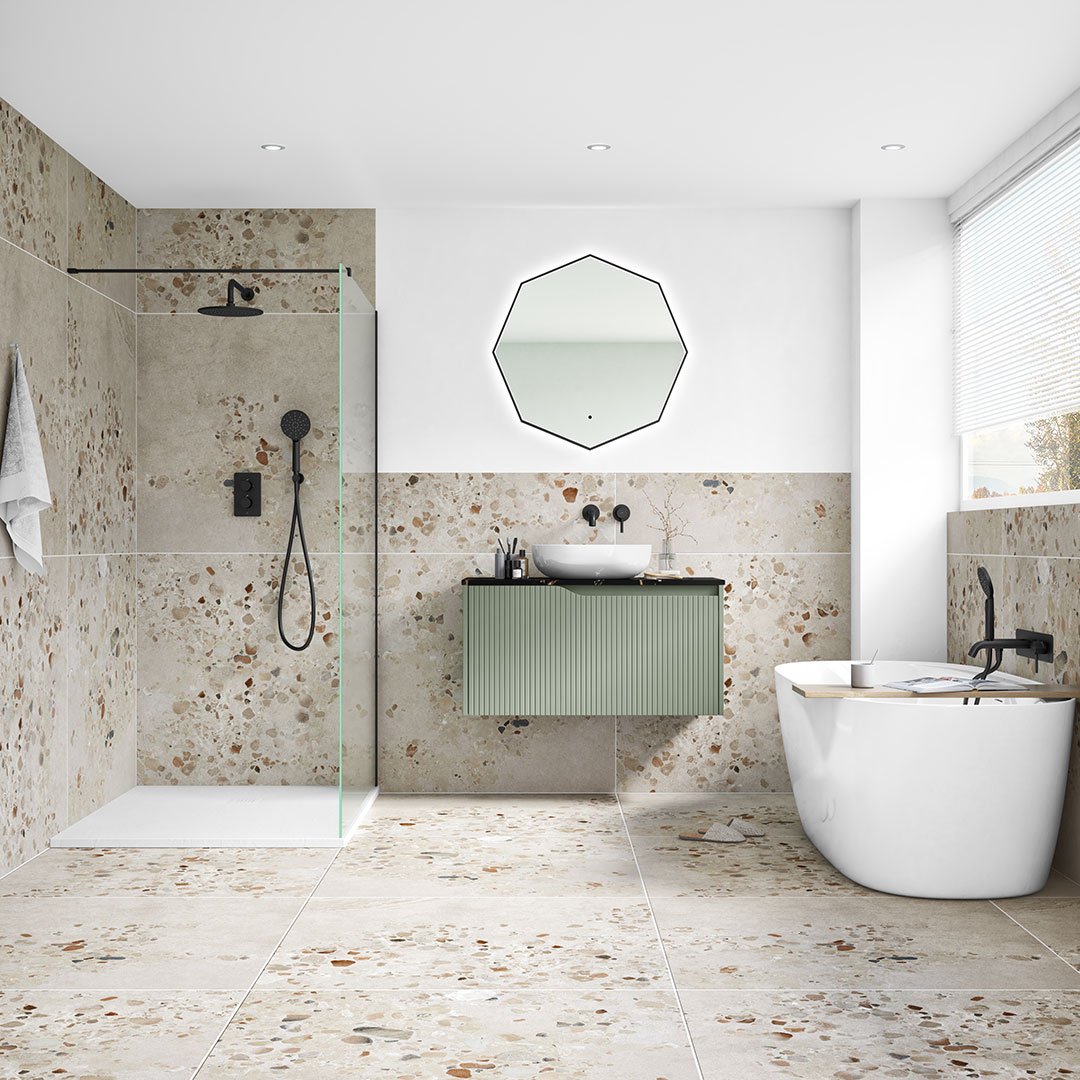 Serra 1000mm Fluted Wall Unit - Image 6