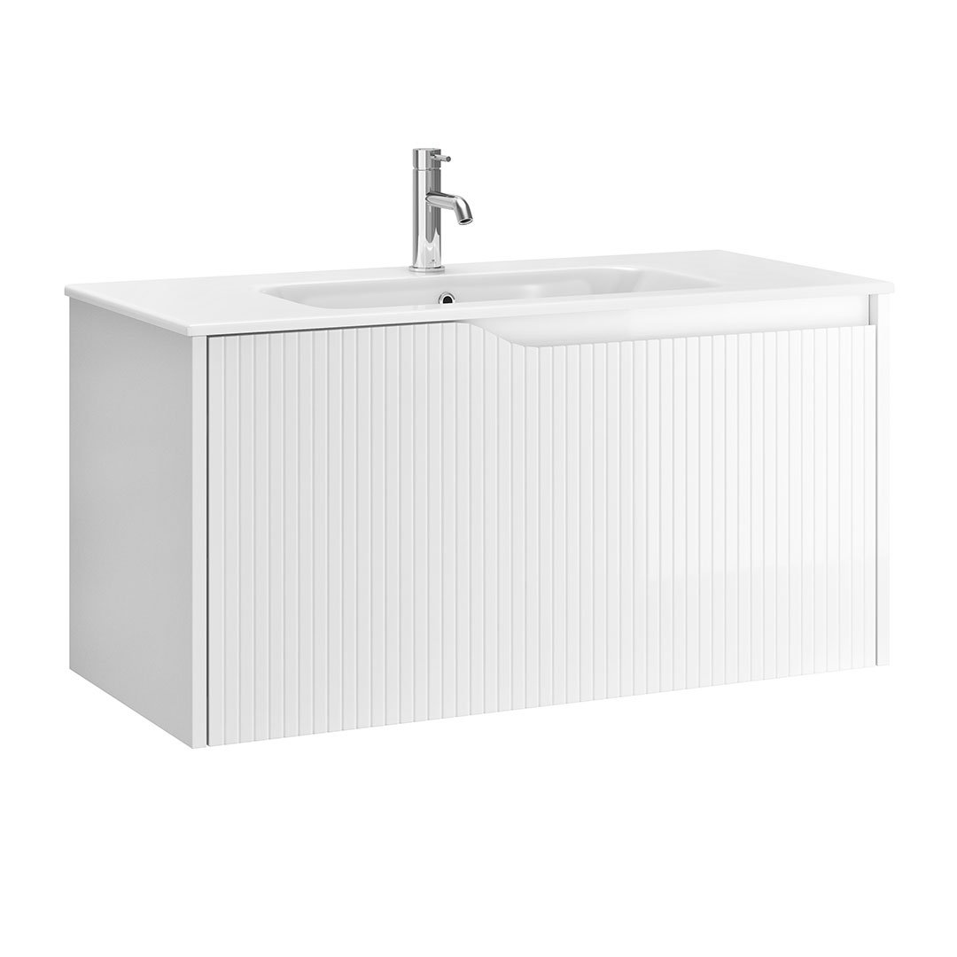 Serra 1000mm Fluted Wall Unit - Image 3