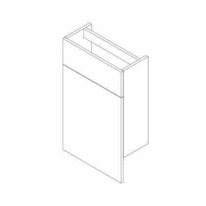 Stockton Slimline 500mm Back to Wall WC Kit