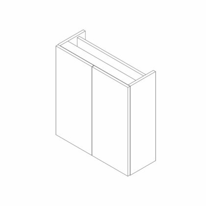 Stockton Slimline 600mm 2 Door Storage Unit Kit