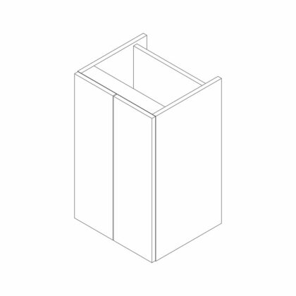 Stockton Standard 400mm 2 Door Storage Unit Kit