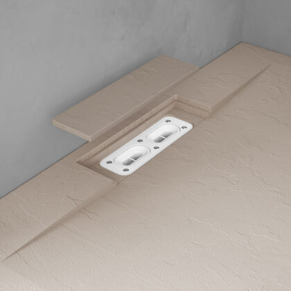 Altea Slate Shower Tray Waste